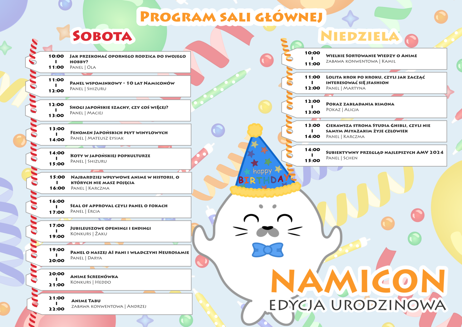 Program sali głównej